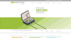 Desktop Screenshot of gohosting.com.au