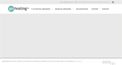 Desktop Screenshot of gohosting.dk