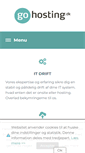 Mobile Screenshot of gohosting.dk